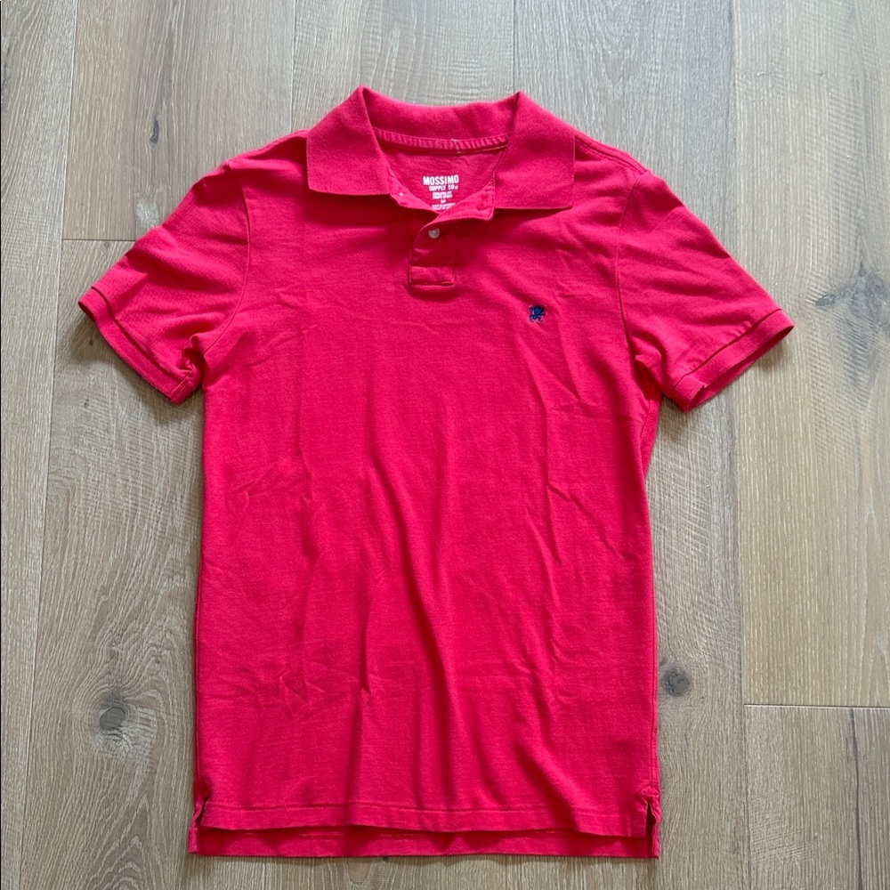 Mossimo Supply Co. Coral Men's Polo Shirt Sz S